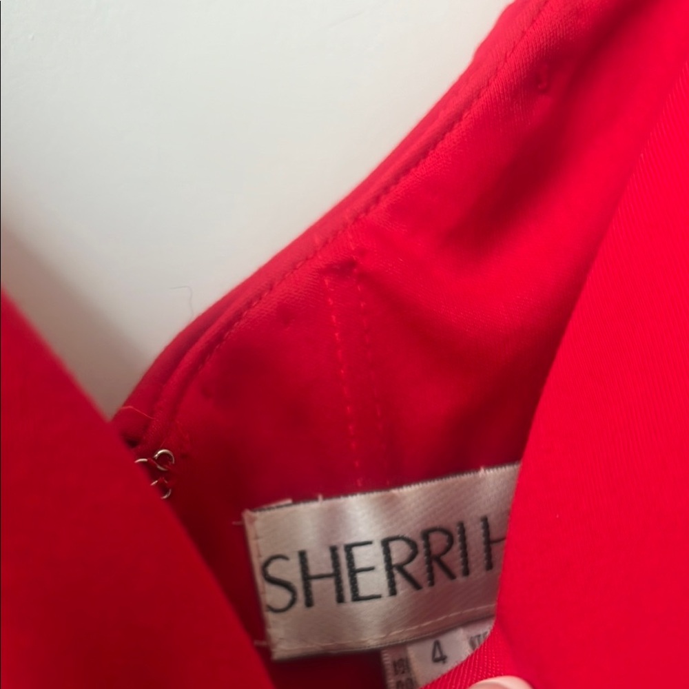 Sherri Hill Vibrant Red Gown